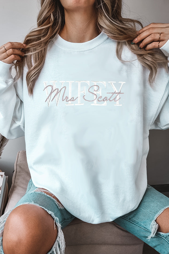 Wifey on sale oversized sweatshirt