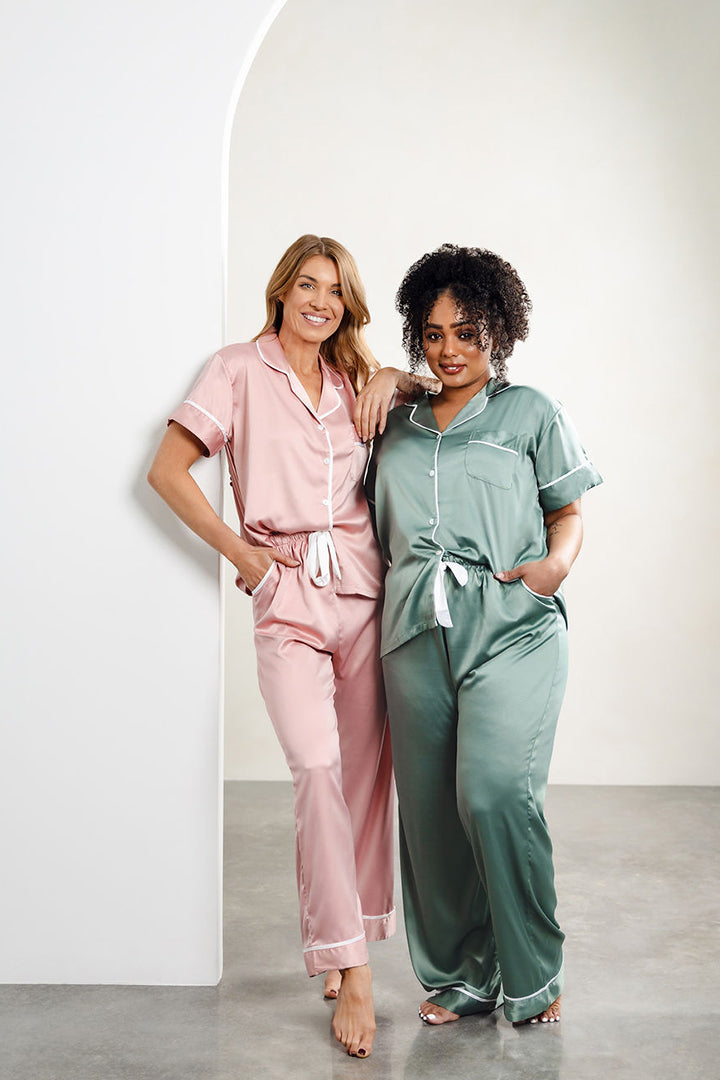 Luna Short Sleeve & Pant Bridesmaid Pyjamas